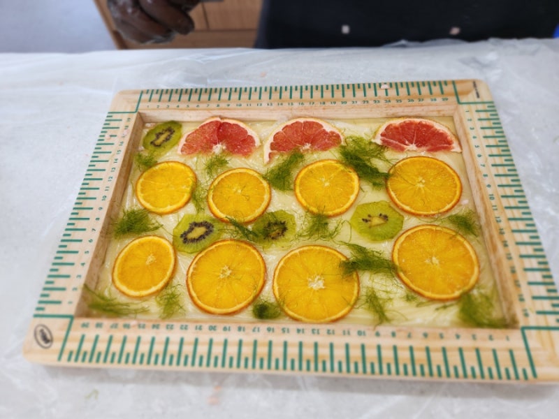 마음카페에서 만든 과일칩 강정