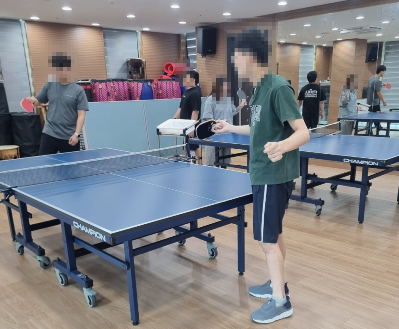 전문 강사님과 함께하는 탁구 수업